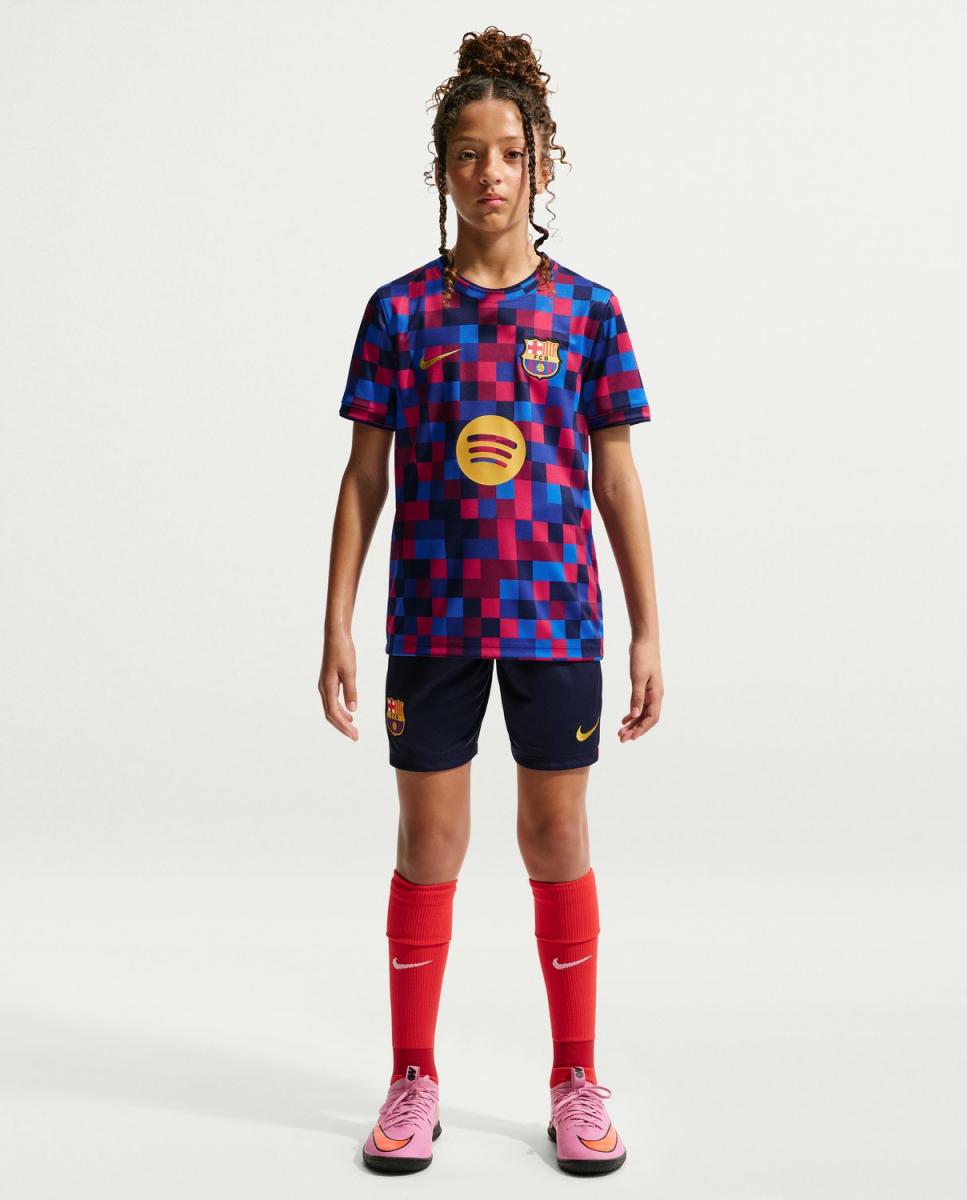 T-shirt de Criança FC Barcelona 2026-2027 Stadium Dri-FIT Top Vermelho-6