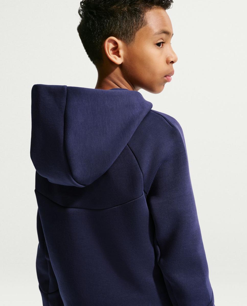 Sweatshirts de Criança Tech Fleece FC Barcelona 2026-2027 Azul-4