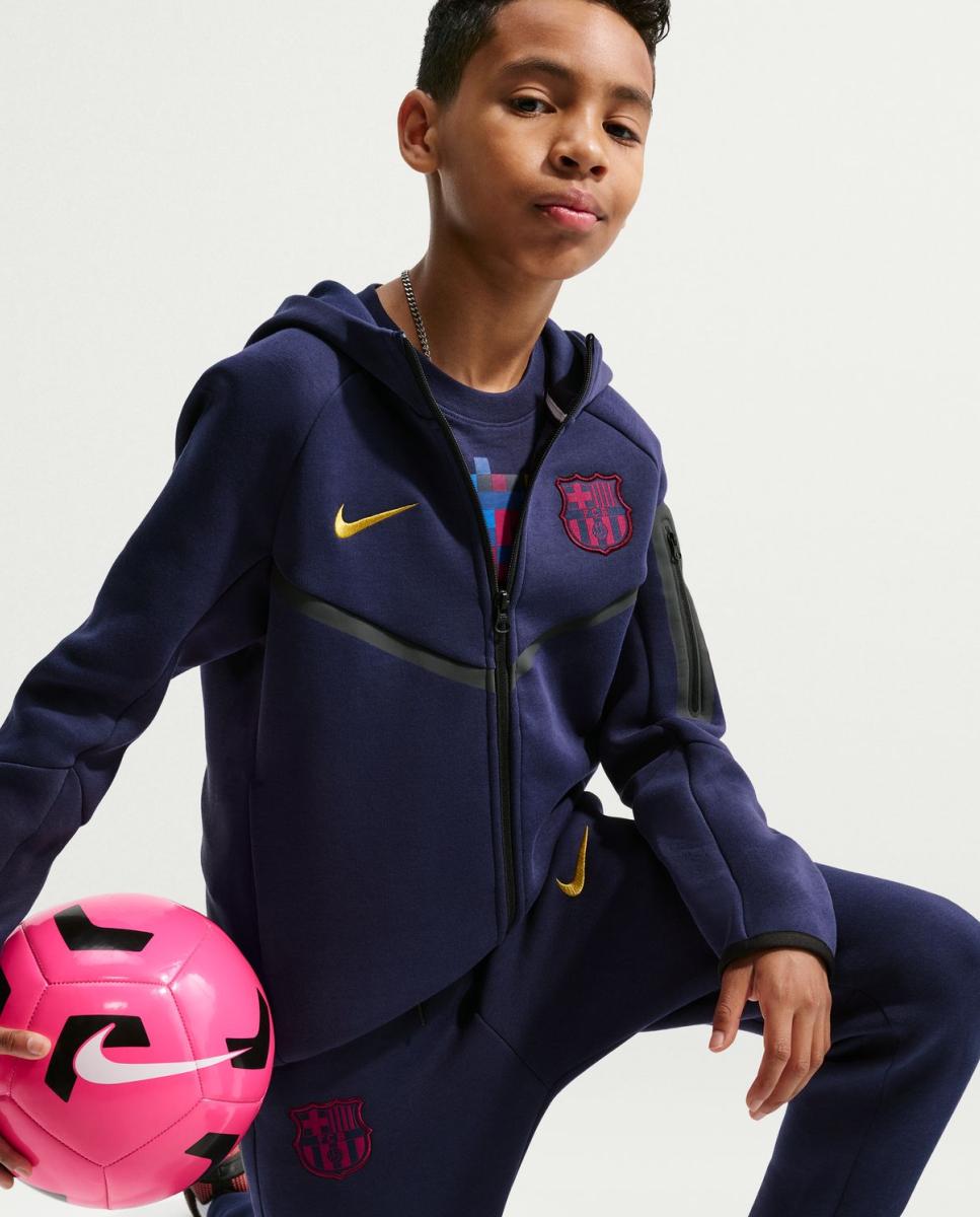 Sweatshirts de Criança Tech Fleece FC Barcelona 2026-2027 Azul-5