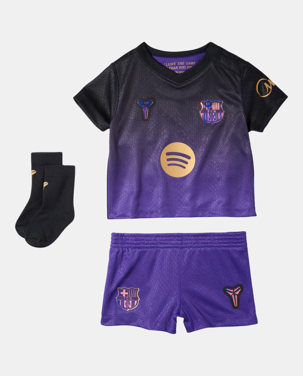 Conjunto de bebés 2ª equipación FC Barcelona 2026-2027 Stadium Nike - Morado Morado-1