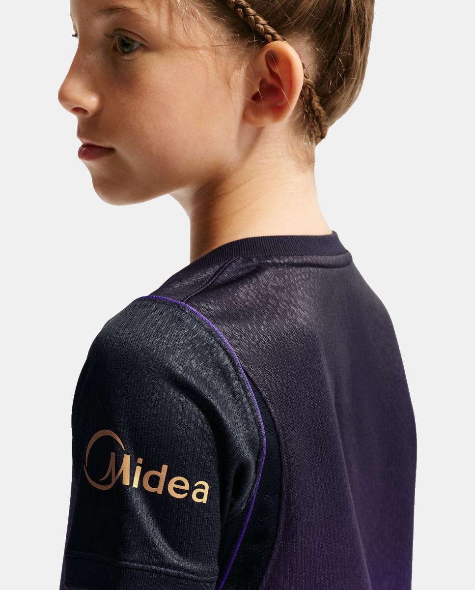 Conjunto de Criança 2.º Equipamento FC Barcelona 2026-2027 Roxo-3