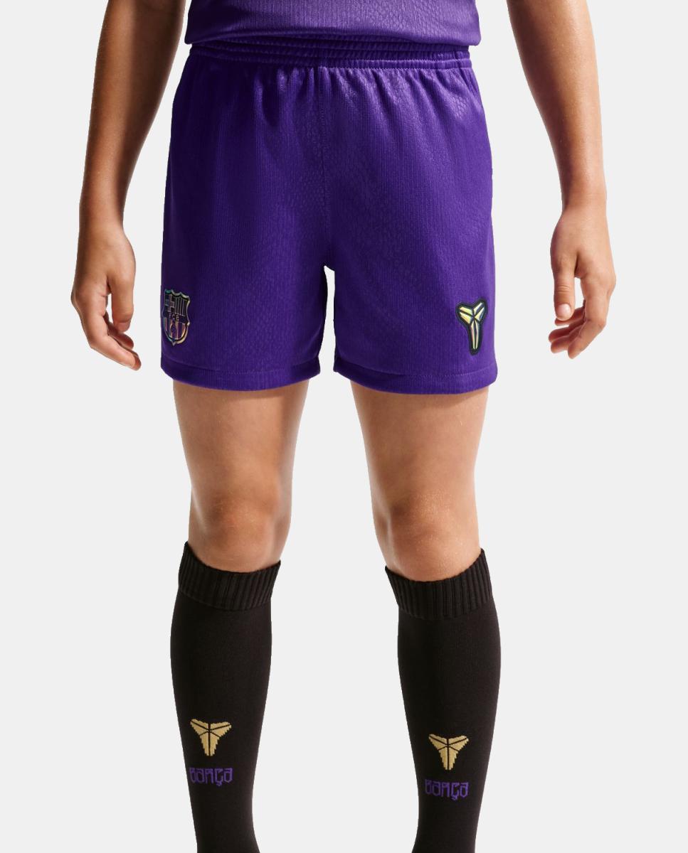 Conjunto de Criança 2.º Equipamento FC Barcelona 2026-2027 Roxo-7