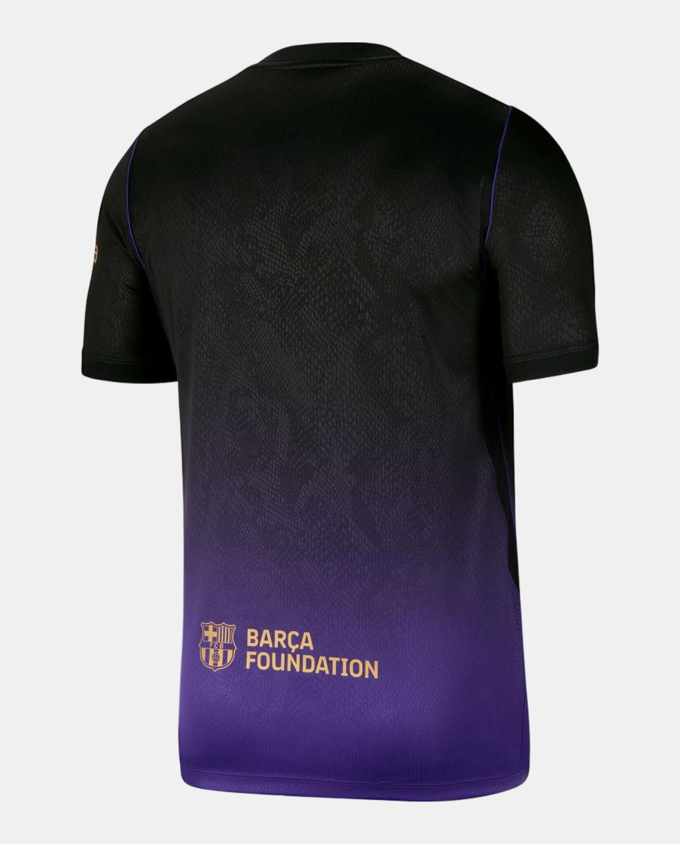 T-shirt de Homem 2.º Equipamento FC Barcelona 2026-2027 Roxo-7