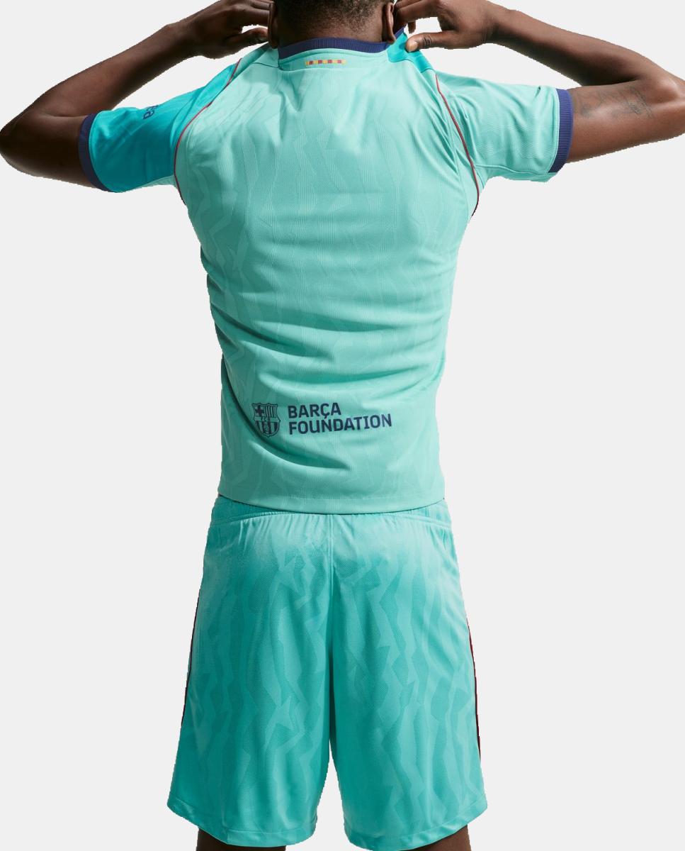 Calções de Homem 3.º Equipamento FC Barcelona 2026-2027 Verde-2