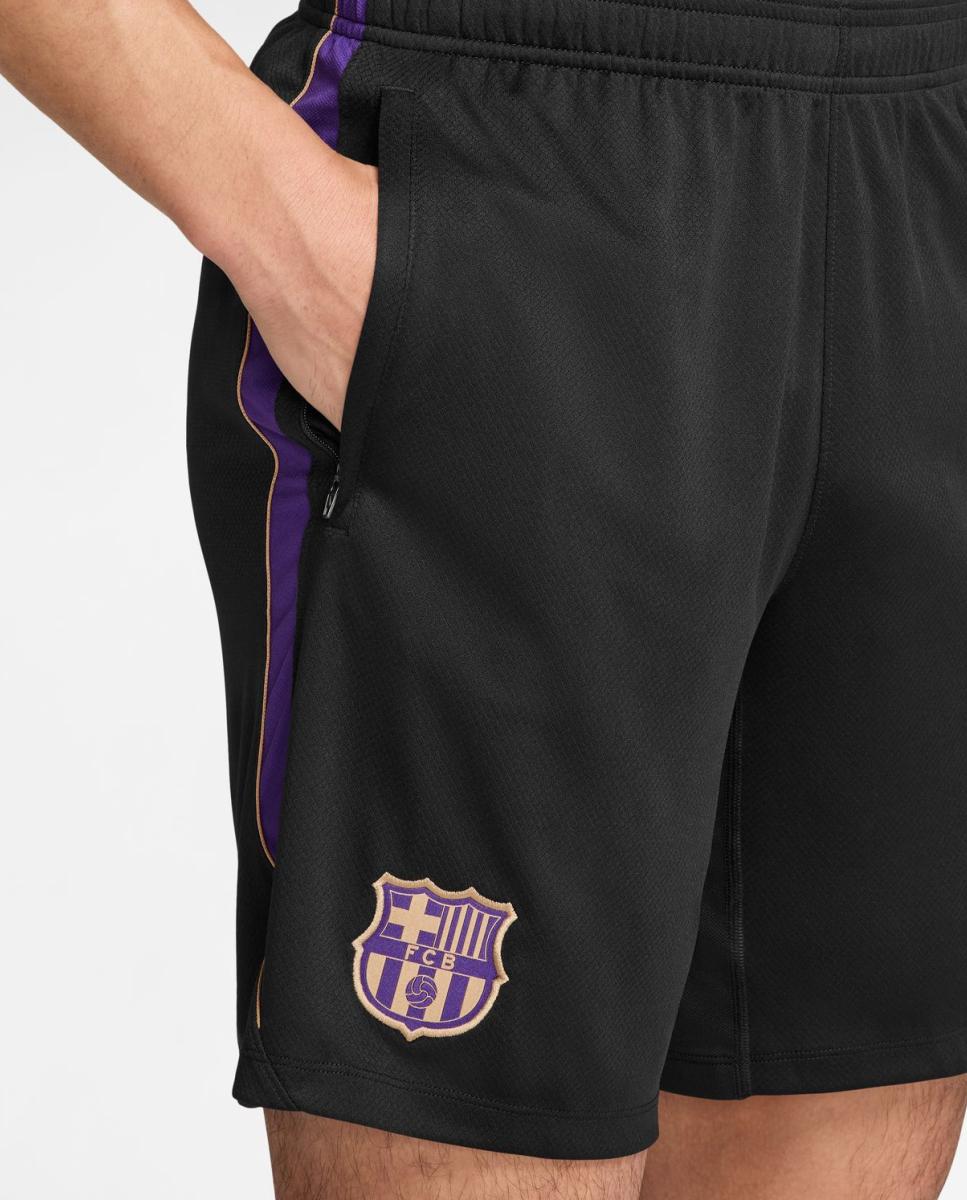 Calções de Homem Strike FC Barcelona 2026-2027 Preto-4