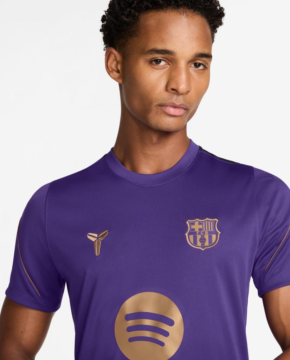 T-shirt de Homem FC Barcelona 2026-2027 Strike Roxo-3