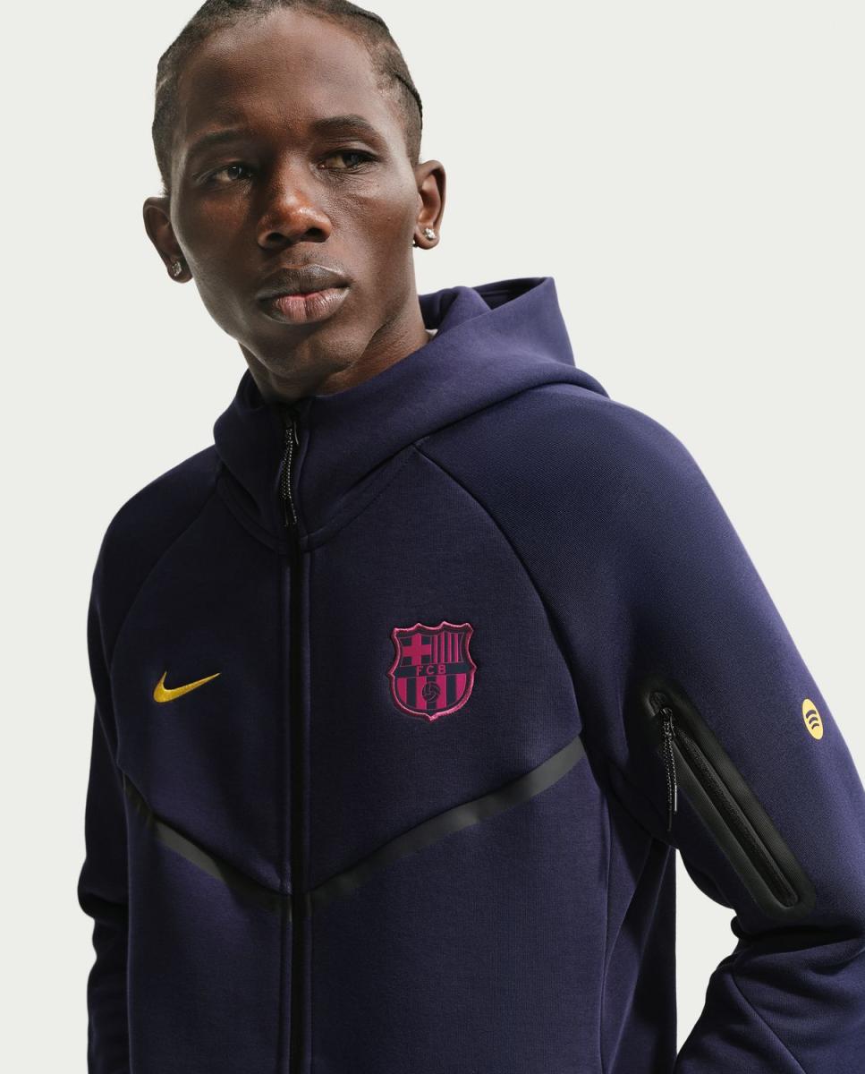 Sweatshirts de Homem Tech Fleece FC Barcelona 2026-2027 Azul-3