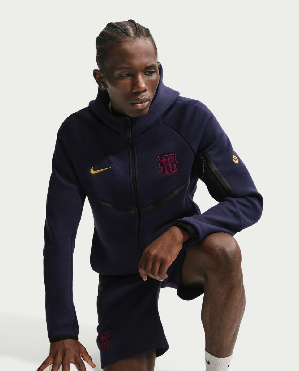 Sweatshirts de Homem Tech Fleece FC Barcelona 2026-2027 Azul-5