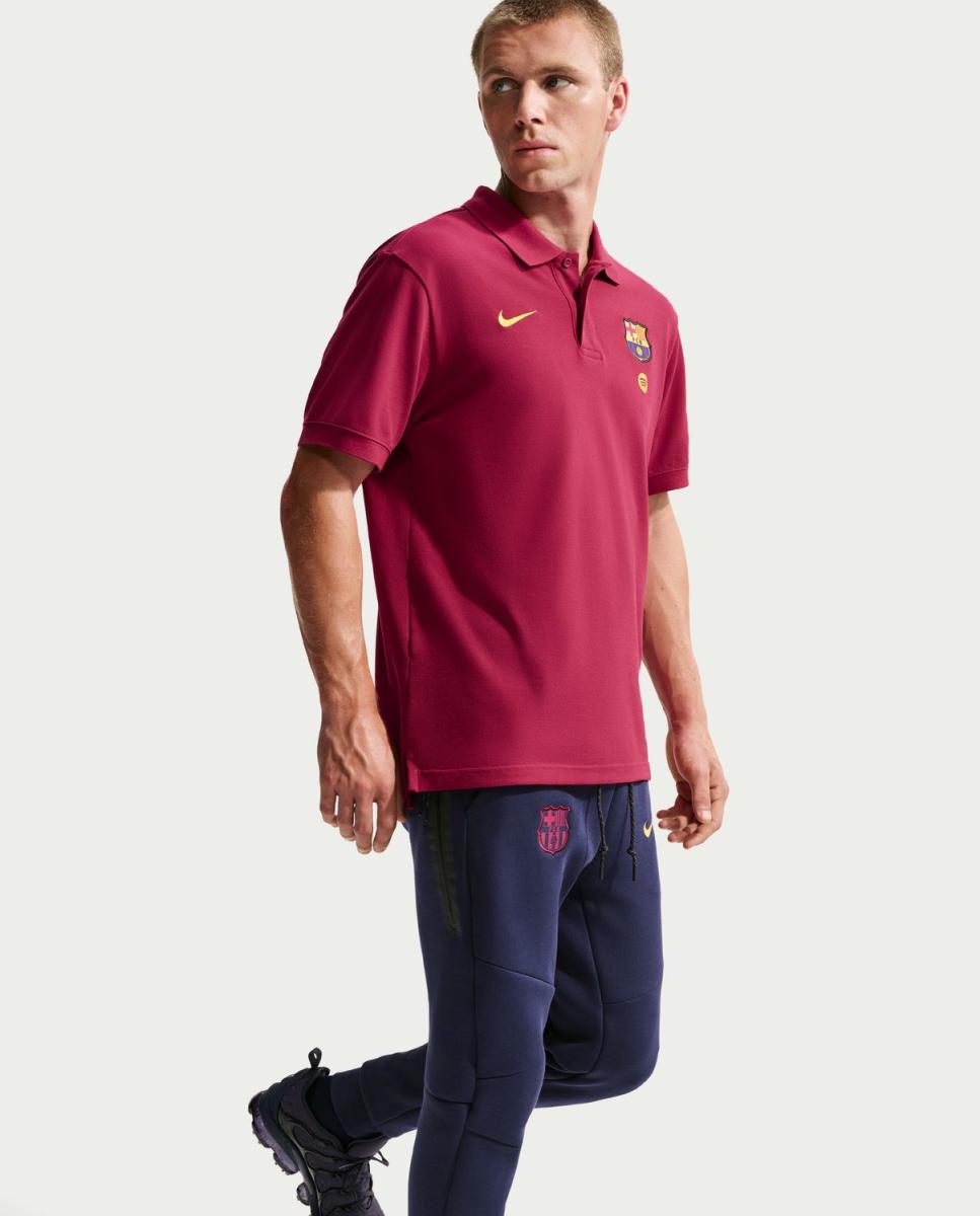 Calças de Homem Tech Fleece FC Barcelona 2026-2027 Azul-5