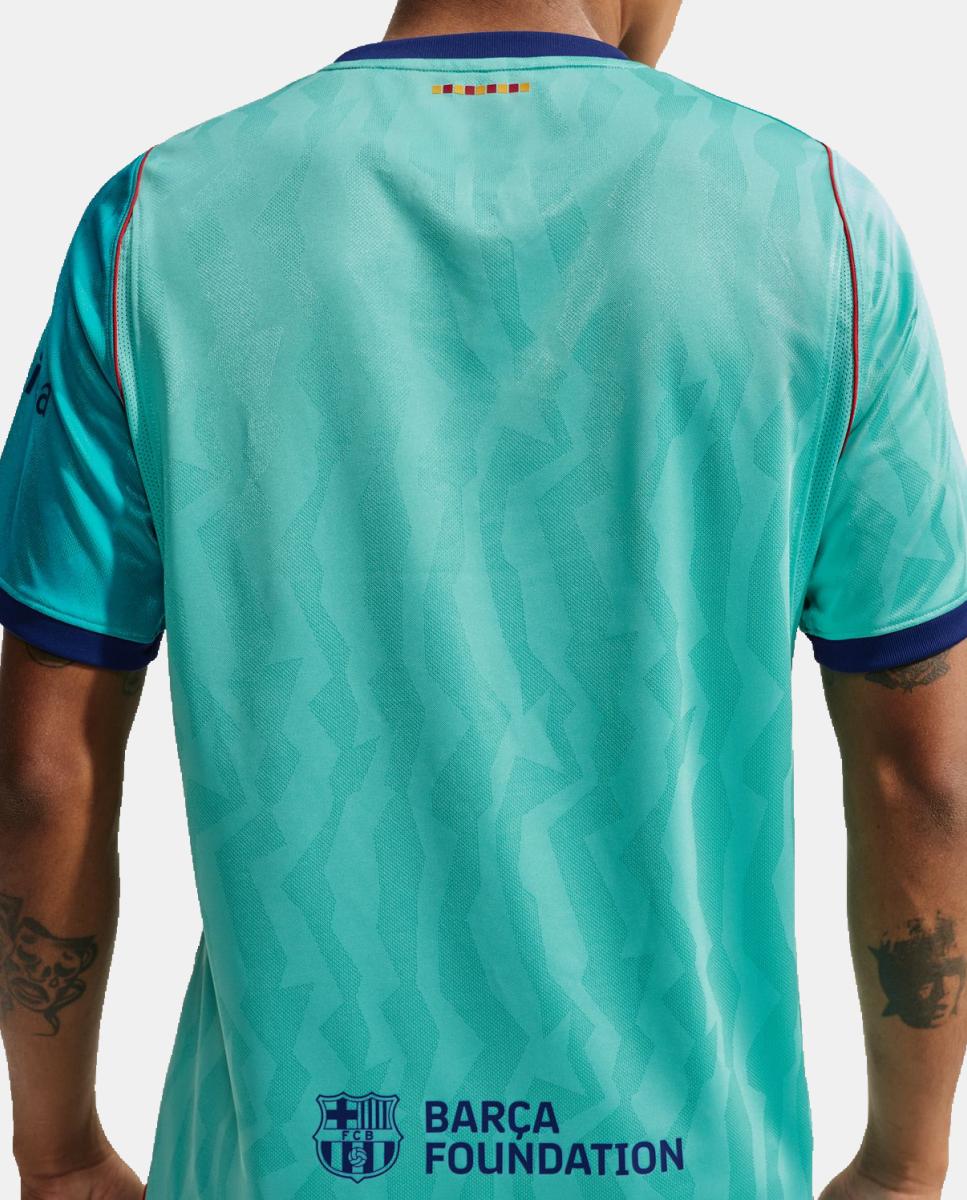 T-shirt de Homem 3.º Equipamento FC Barcelona 2026-2027 Verde-2
