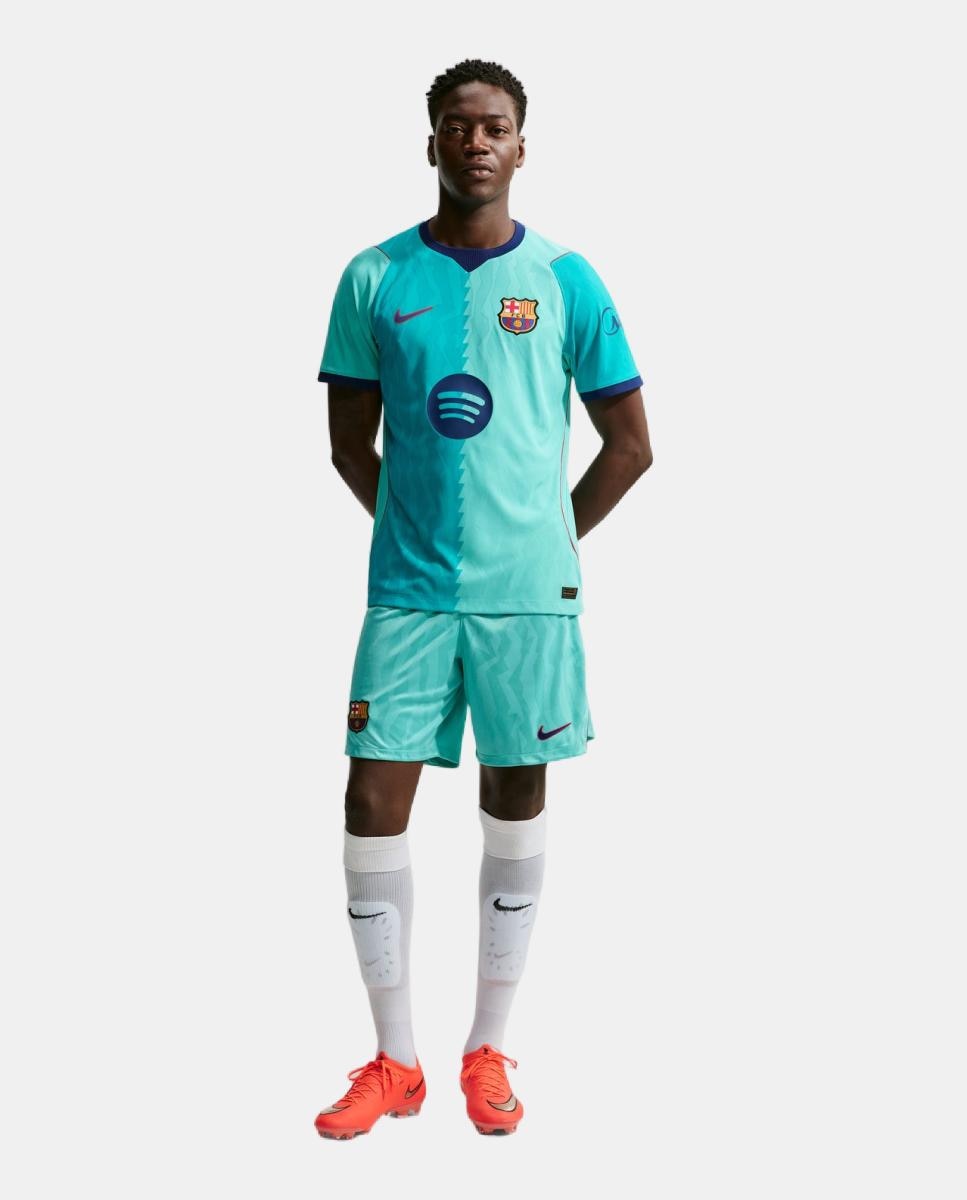 T-shirt de Homem 3.º Equipamento FC Barcelona 2026-2027 Verde-4