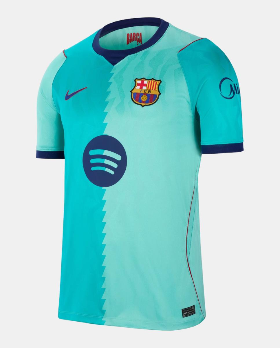 T-shirt de Homem 3.º Equipamento FC Barcelona 2026-2027 Verde-9