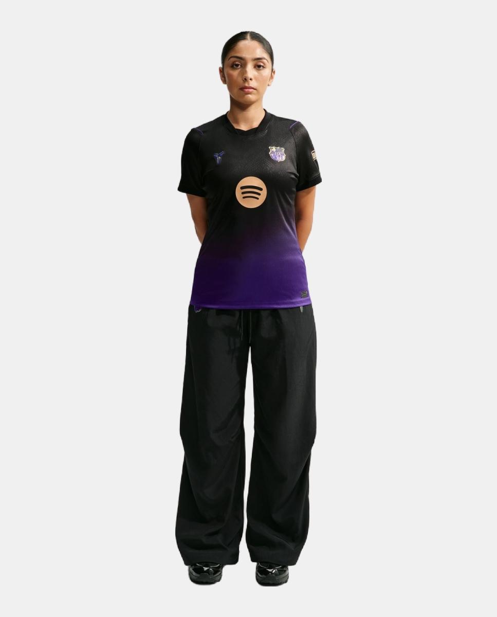 T-shirt de Mulher 2.º Equipamento FC Barcelona 2026-2027 Roxo-2