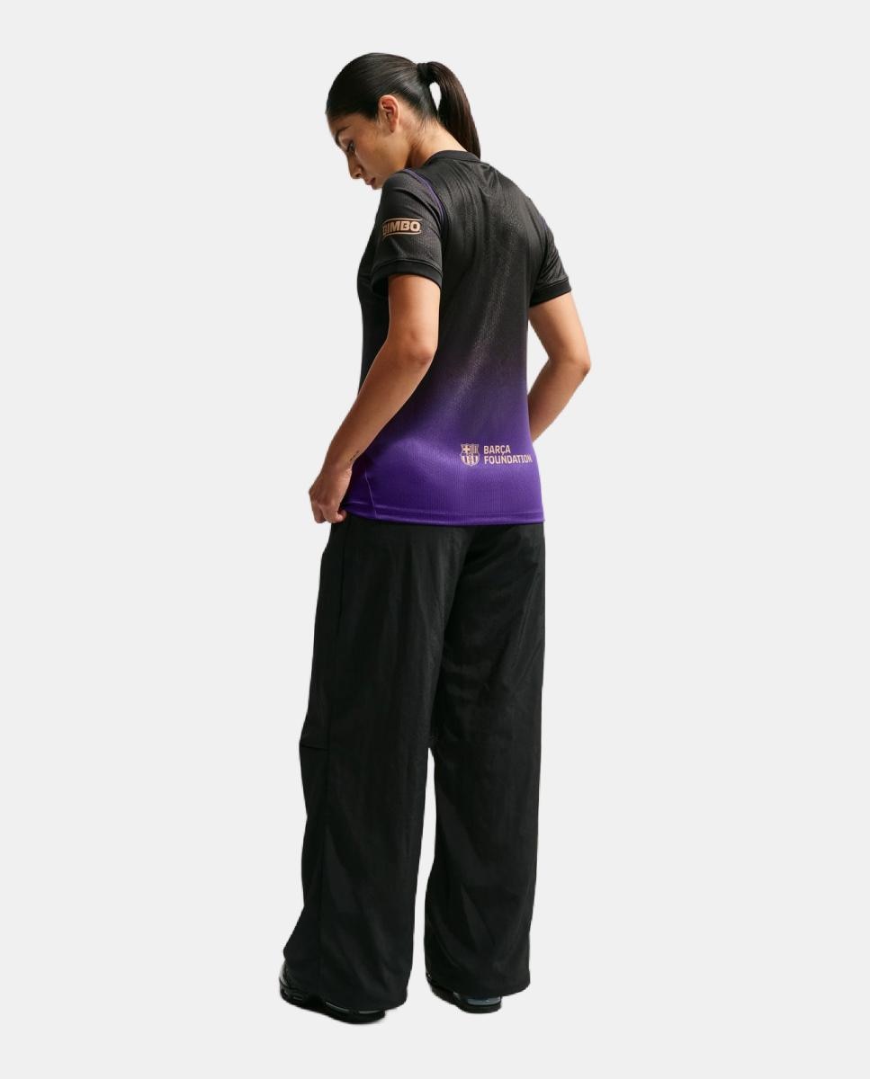 T-shirt de Mulher 2.º Equipamento FC Barcelona 2026-2027 Roxo-3