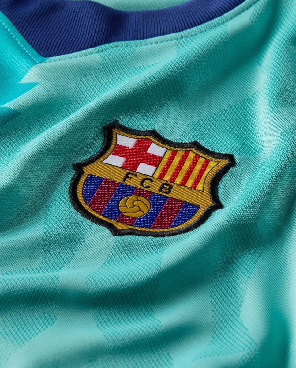 T-shirt de Criança 3.º Equipamento FC Barcelona 2026-2027 Verde-4