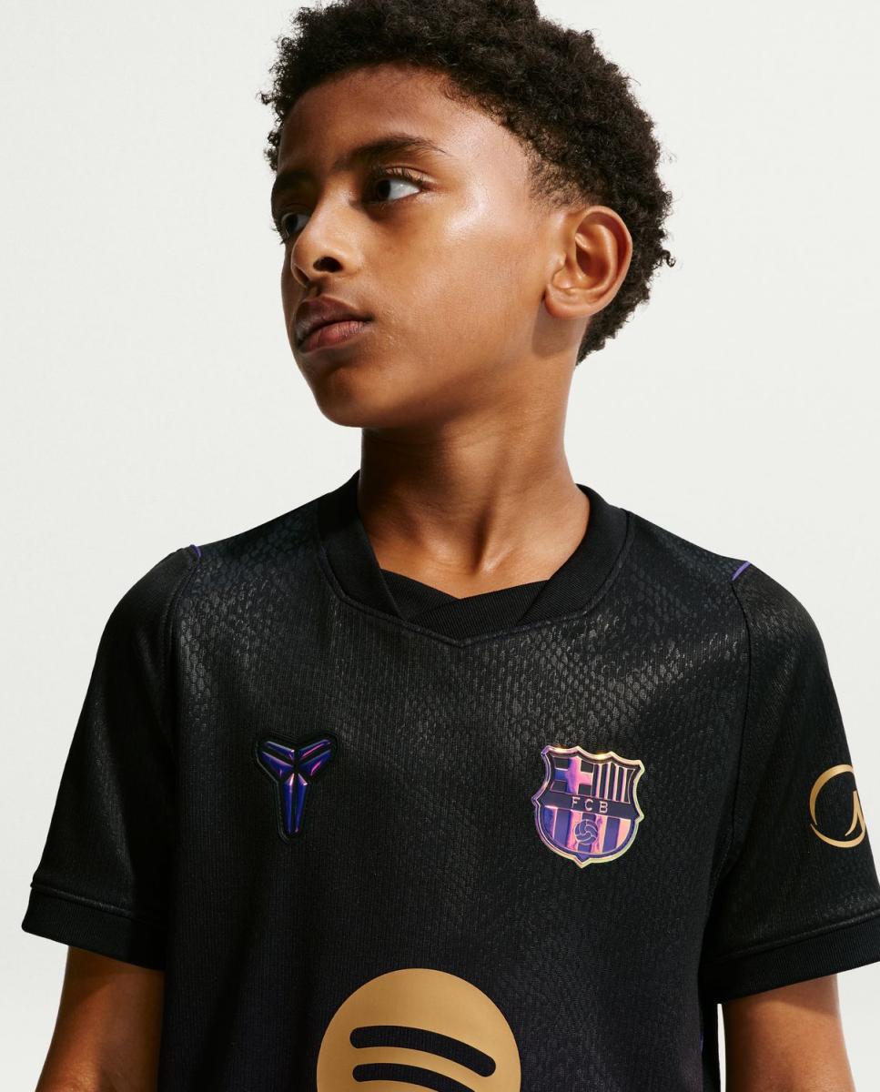 T-shirt de Criança 2.º Equipamento FC Barcelona 2026-2027 Roxo-6