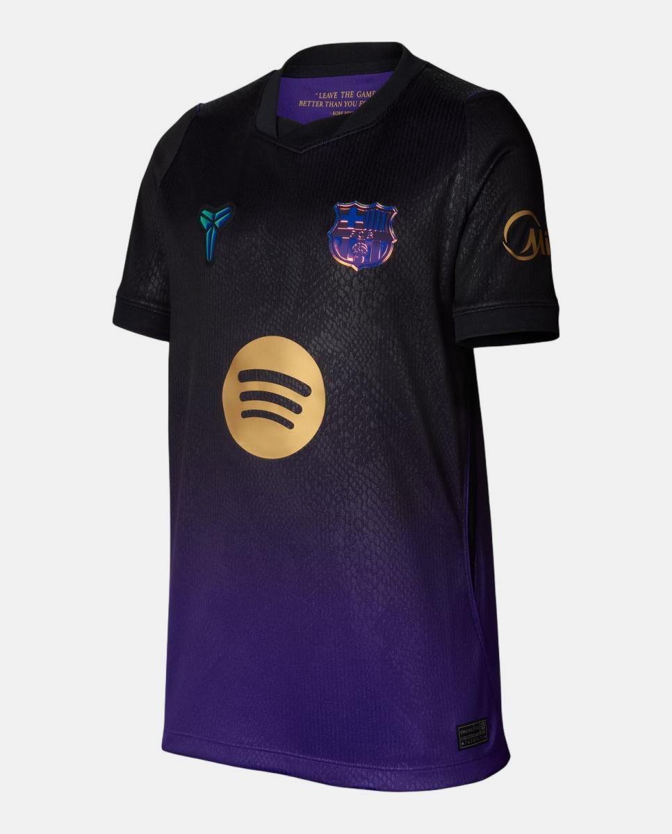 T-shirt de Criança 2.º Equipamento FC Barcelona 2026-2027 Roxo-9