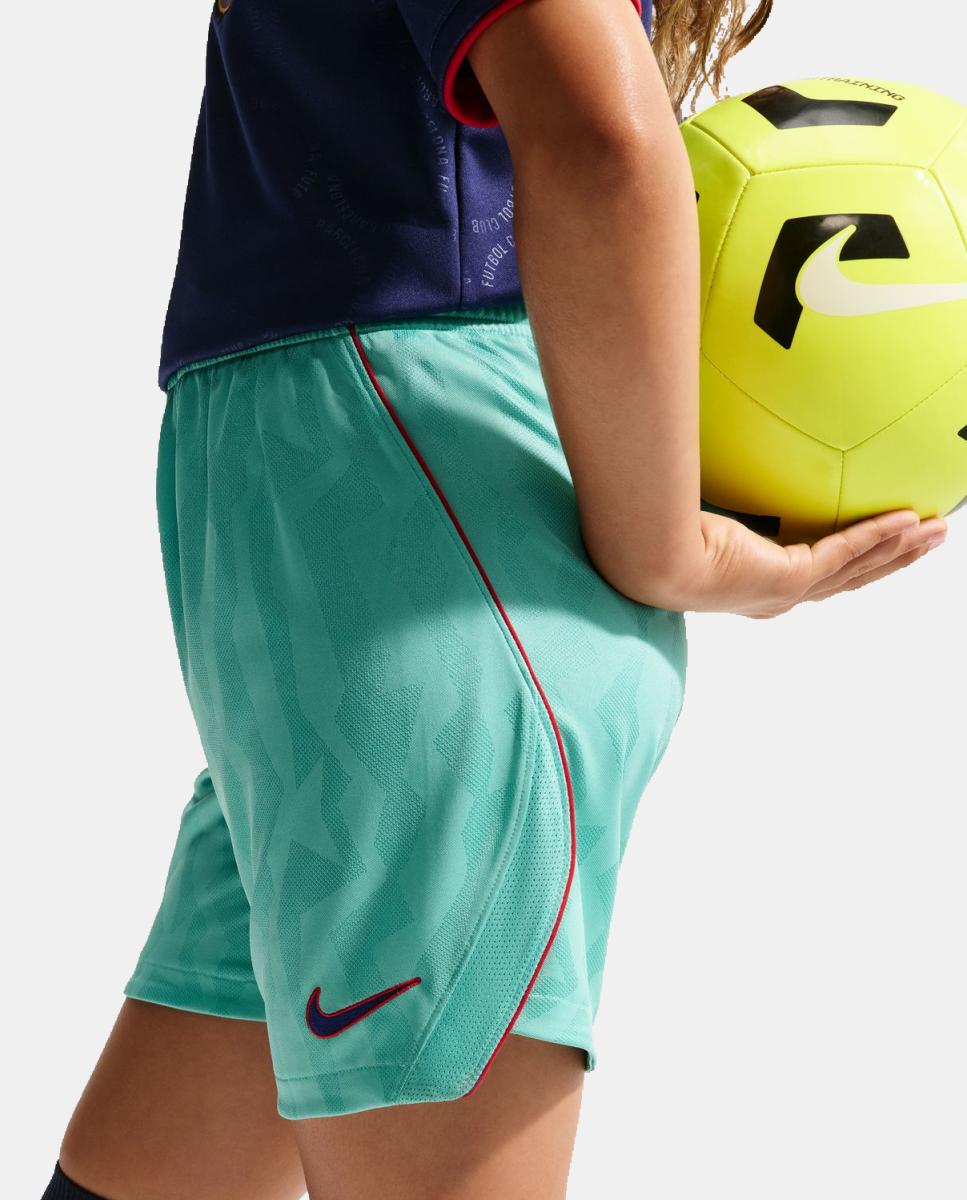 Calções de Criança 3.º Equipamento FC Barcelona 2026-2027 Verde-7