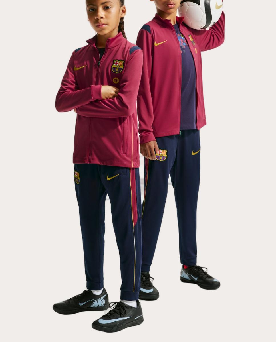 Fato-de-Treino de Criança FC Barcelona 2026-2027 Vermelho / Azul-marinho-3