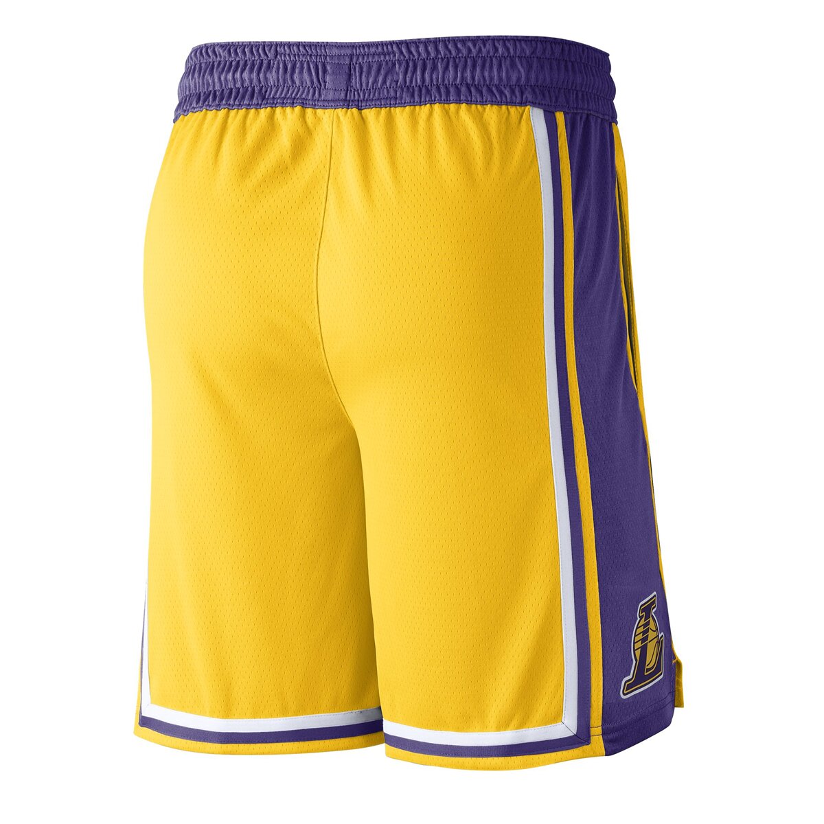 Bermudas de homem Los Angeles Lakers 2018-2019 Icon Edition Nike Amarelo-2