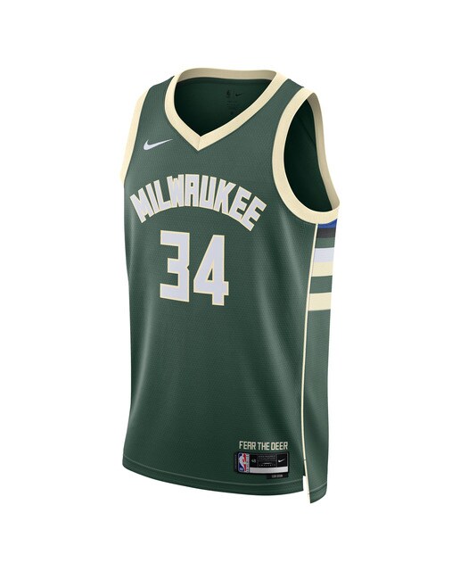 T-shirt de Homem Milwaukee Bucks Giannis Antetokounmpo Verde-1