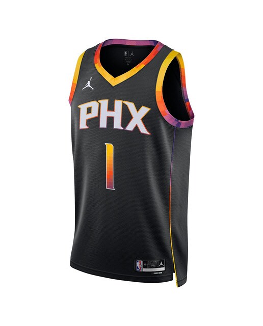 T-shirt de Homem Phoenix Suns Devin Booker 2023-2024 Preto-1