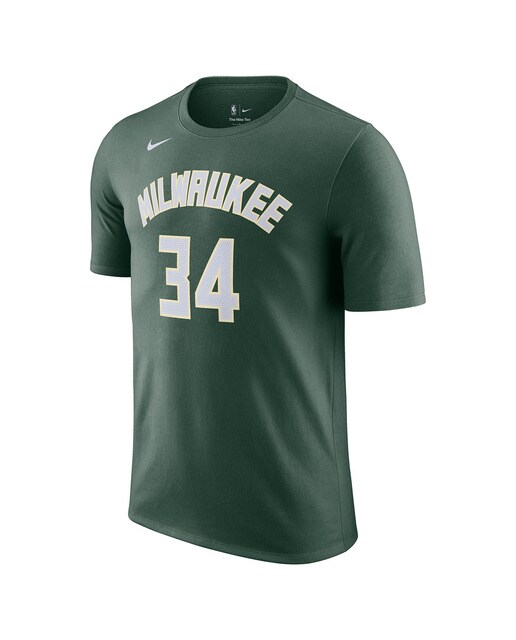 T-shirt de Homem Milwaukee Bucks 2023-2024 Verde-3