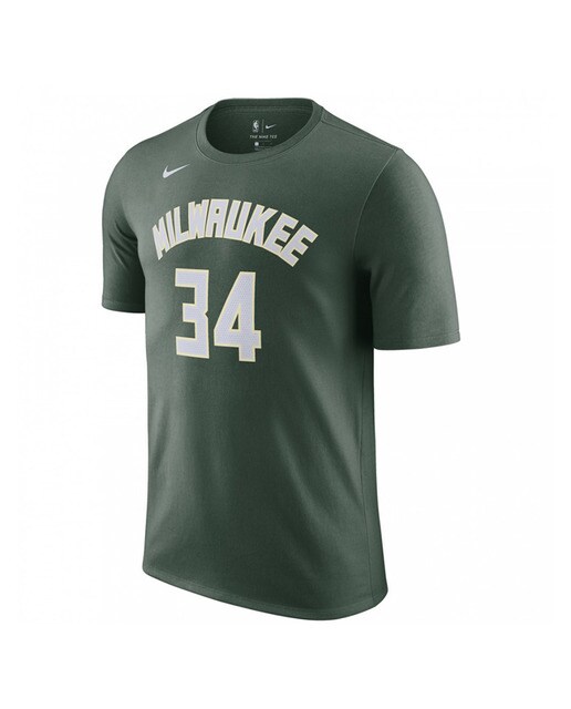 T-shirt de Criança Milwaukee Bucks Giannis Antetokounmpo Verde-1