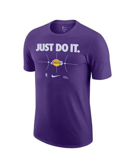 T-shirt de Homem Los Angeles Lakers Roxo-1