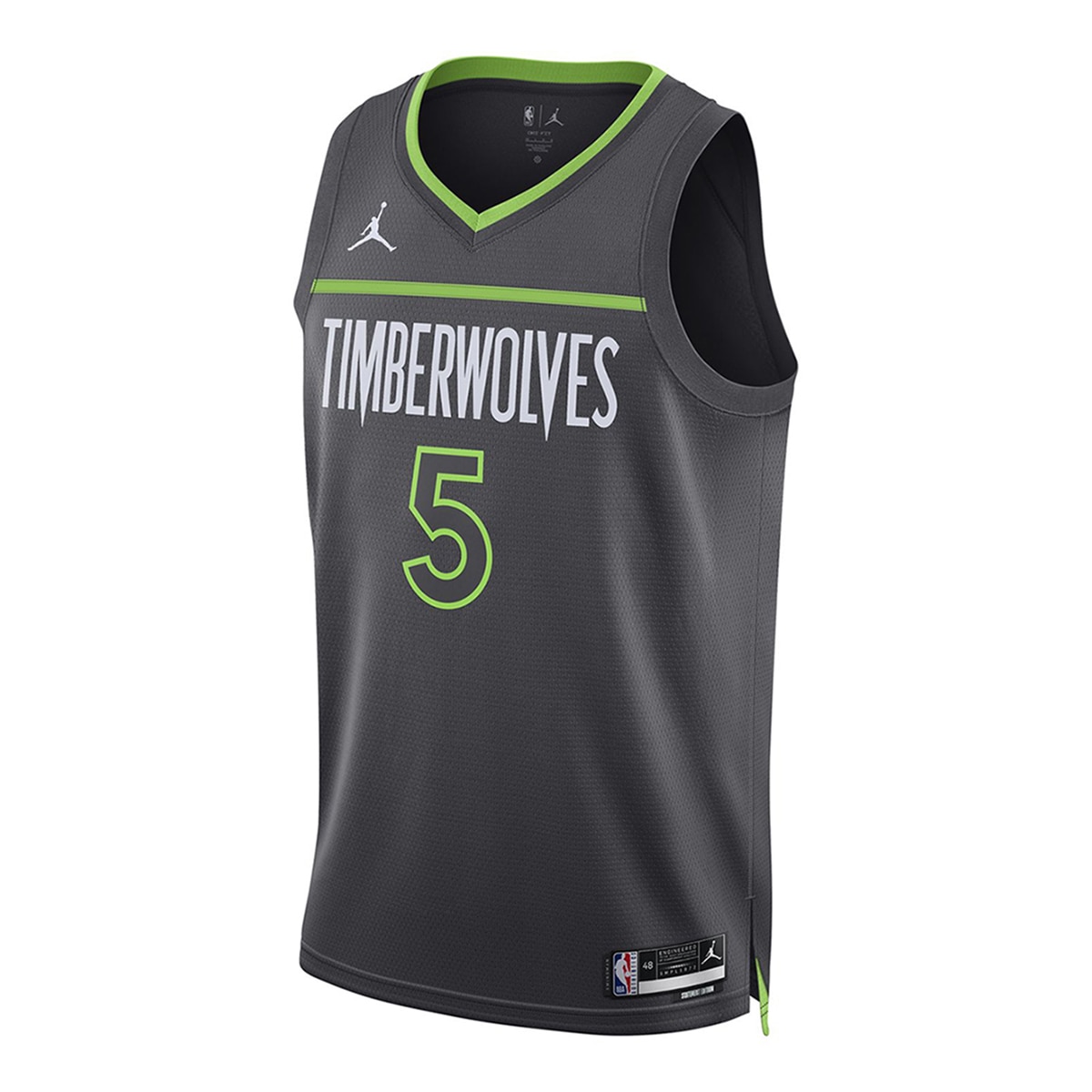 T-shirt de Homem Minnesota Timberwolves Anthony Edwards Swingman Cinzento-1