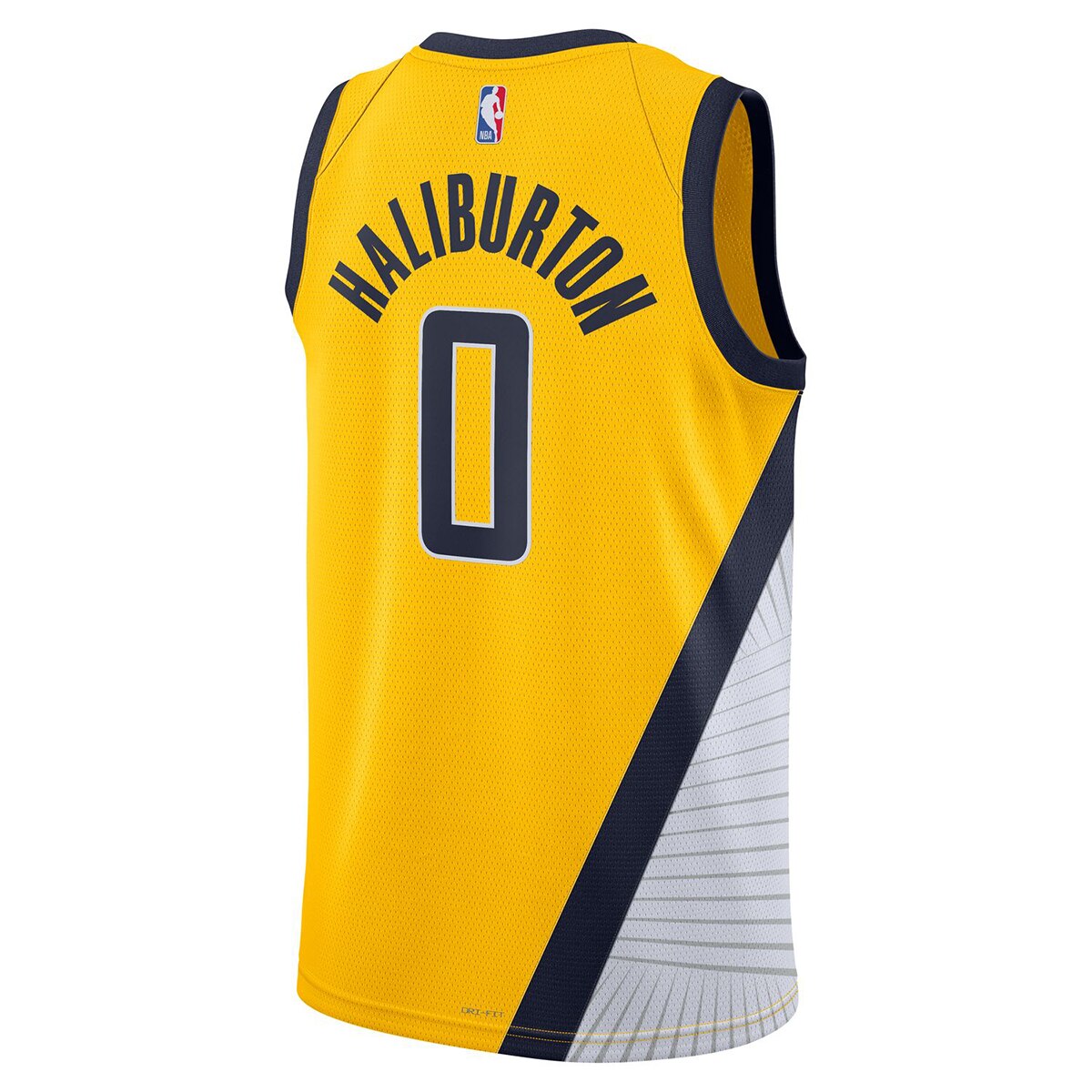 T-shirt de Homem Indiana Pacers Tyrese Haliburton Swingman Amarelo-2