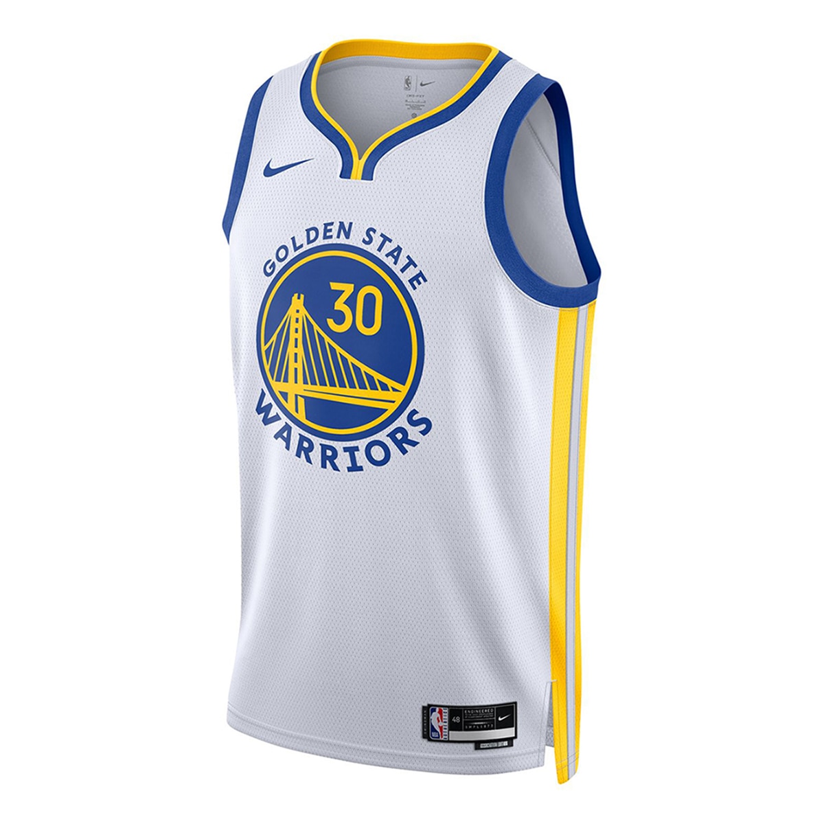 T-shirt de Homem Golden State Warriors Association Edition Branco-1