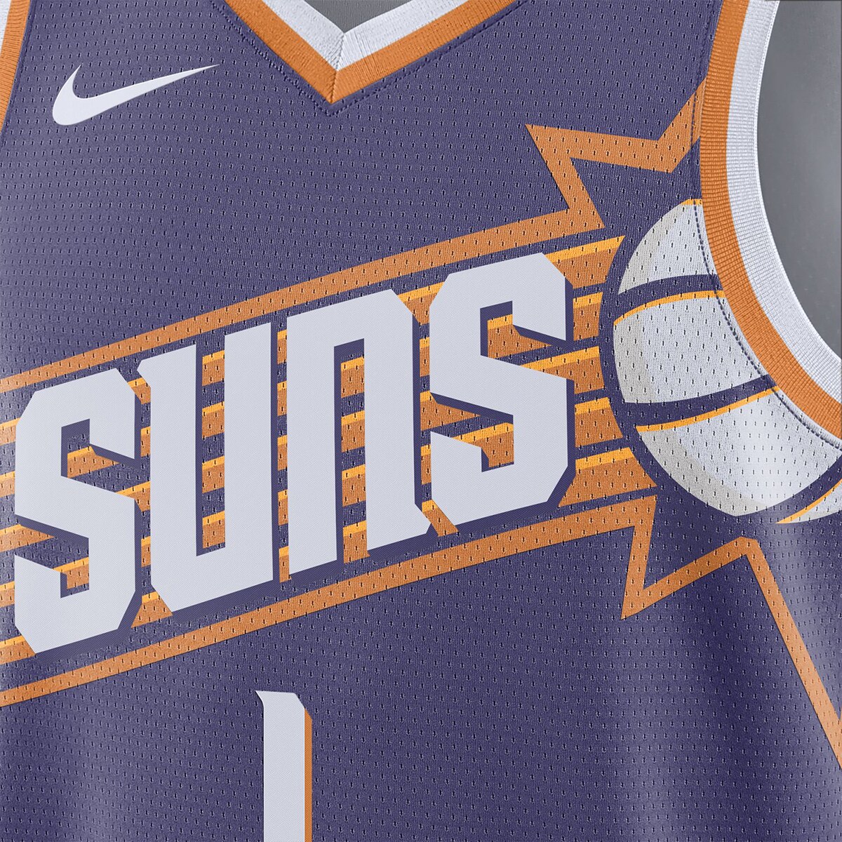 T-shirt de Homem Phoenix Suns Icon Edition Roxo-3
