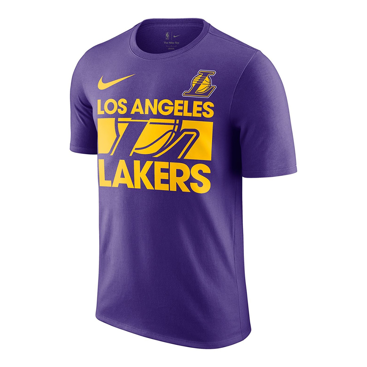 T-shirt de Homem Los Angeles Lakers Courtside Roxo-1