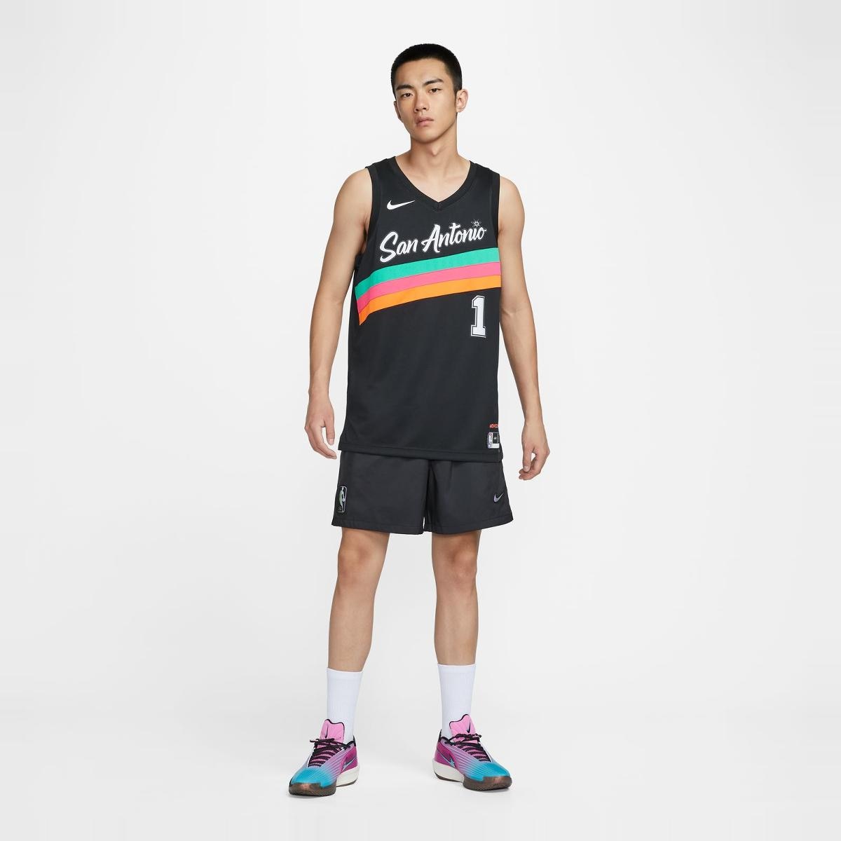 T-shirt de Homem San Antonio Spurs Preto-8