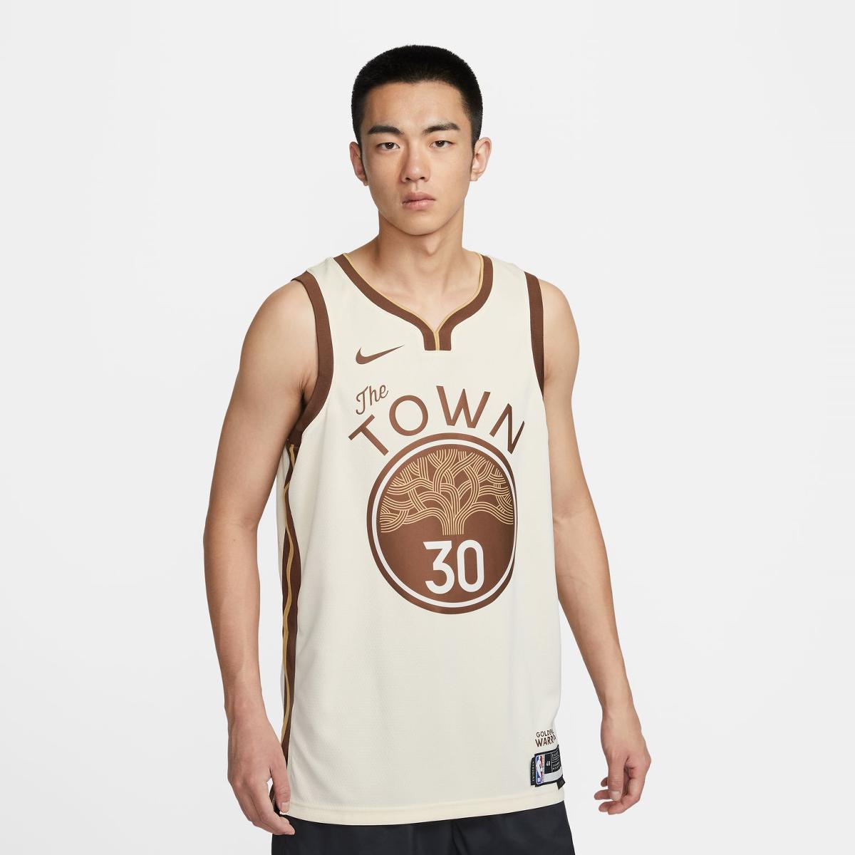 T-shirt de Homem Golden State Warriors Branco-1