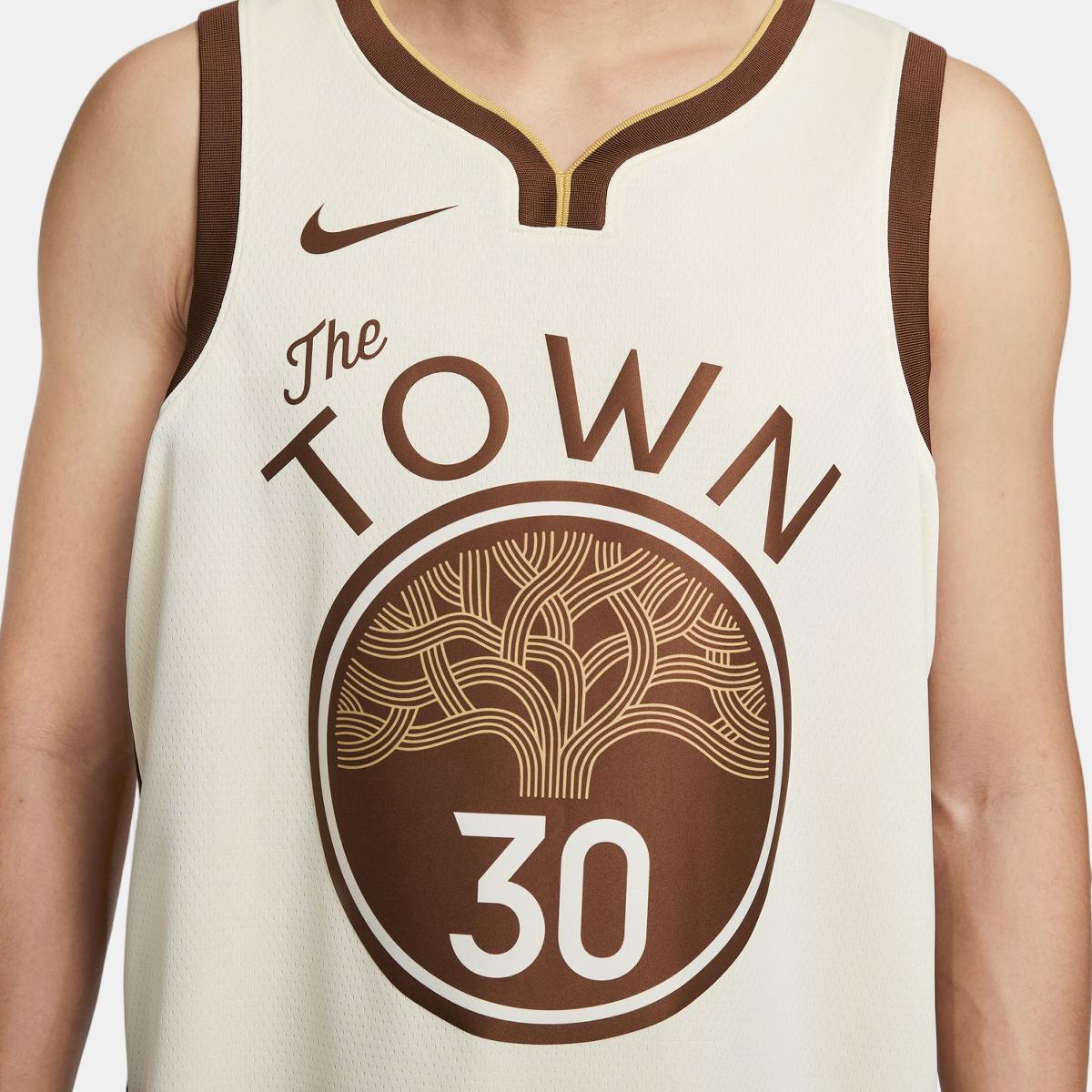 T-shirt de Homem Golden State Warriors Branco-4