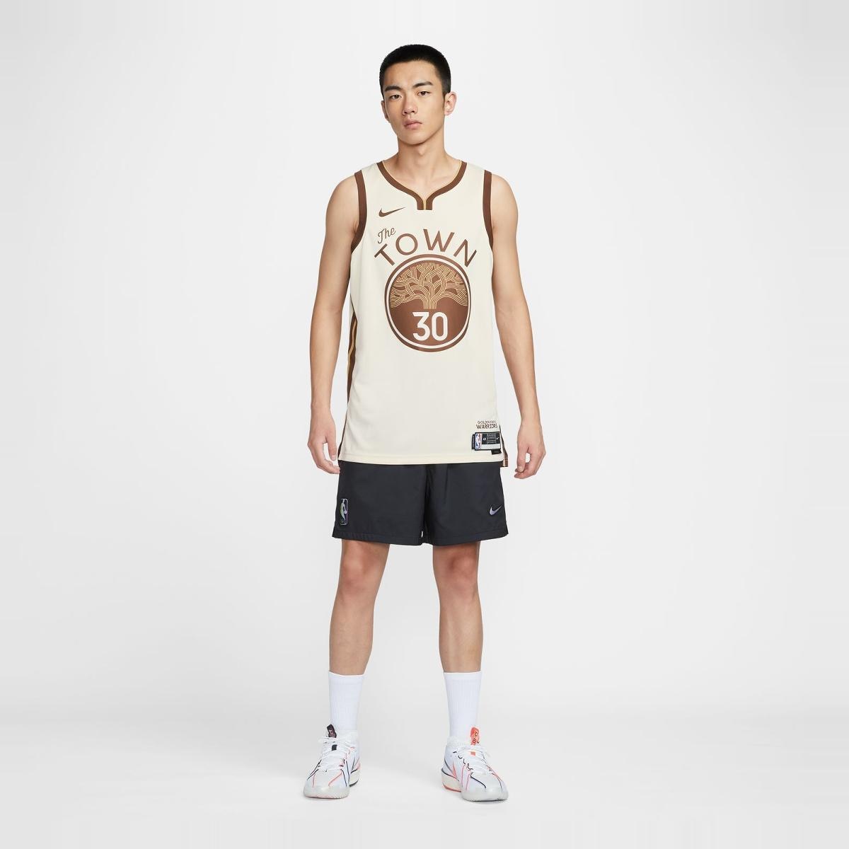 T-shirt de Homem Golden State Warriors Branco-8