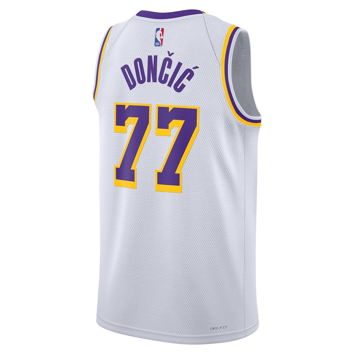 T-shirt de Homem Luka Doncic Los Angeles Lakers Association Edition Branco-2