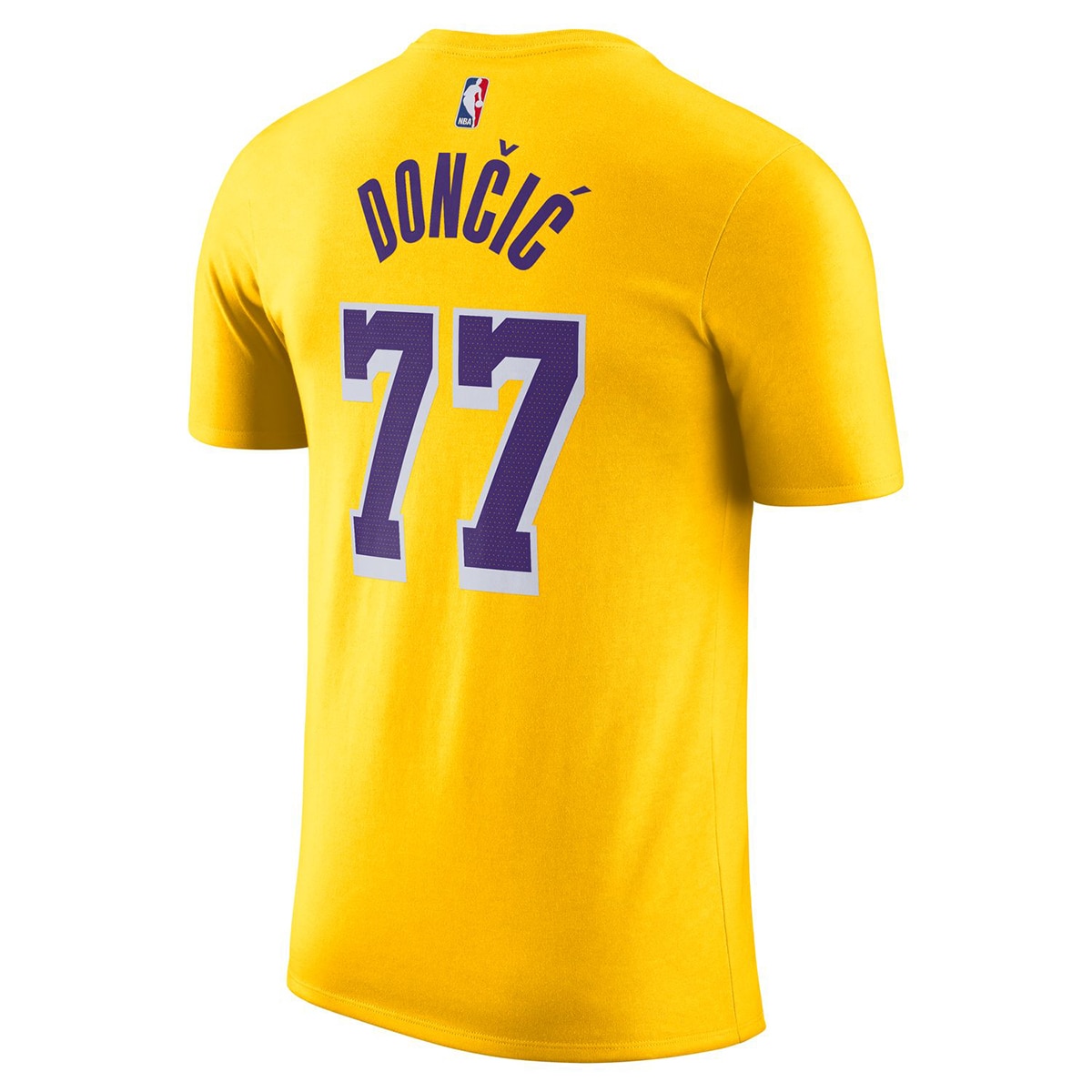 T-shirt de Homem Los Angeles Lakers Luka Doncic Preto-2