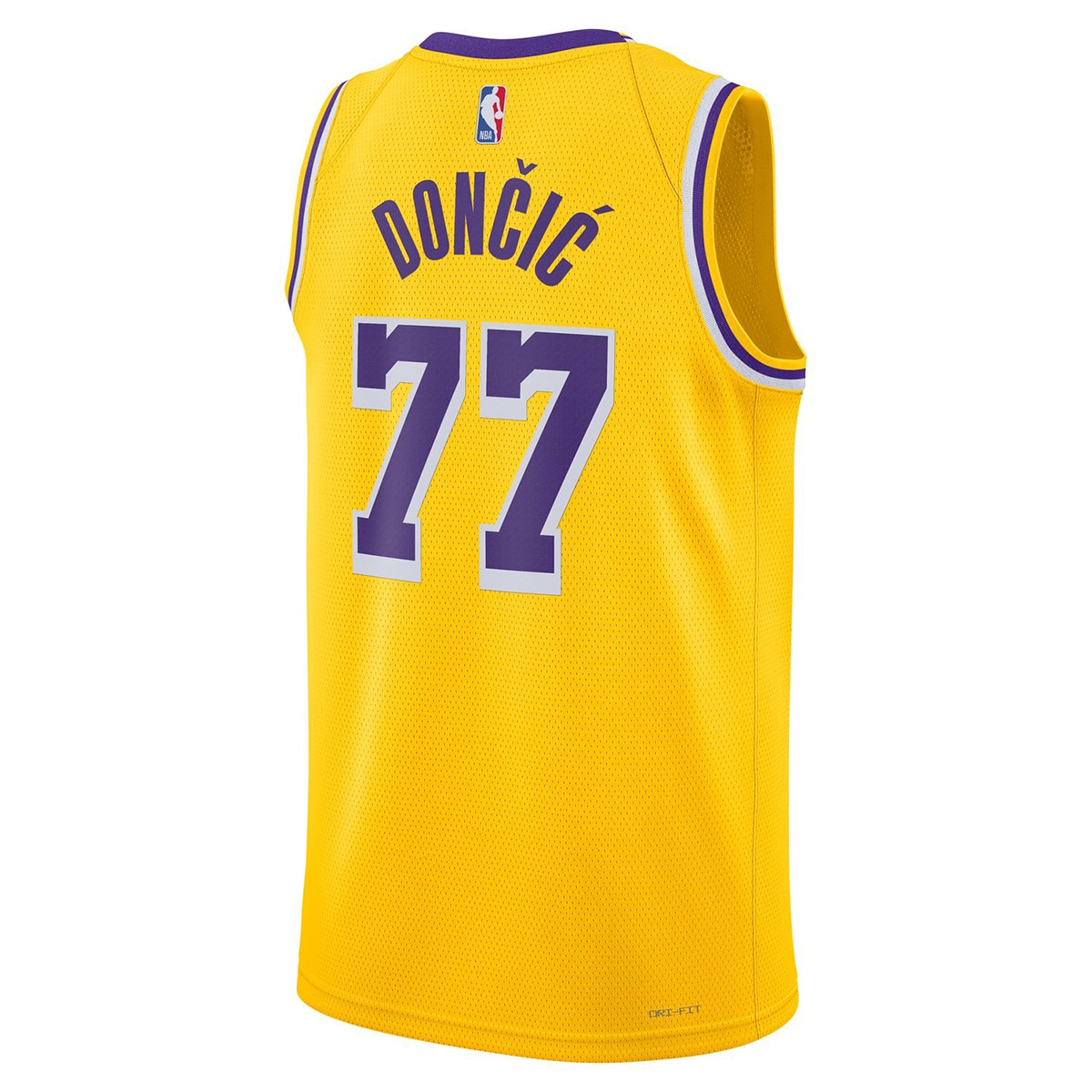T-shirt de Homem Los Angeles Lakers Luka Doncic Preto-2