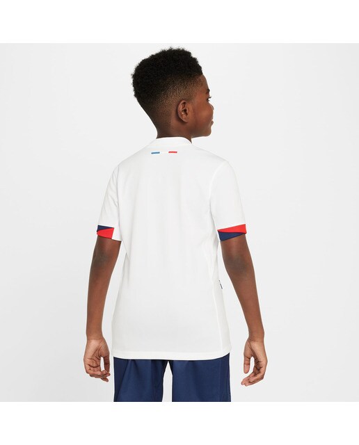 Sweatshirt de Criança Paris Saint-Germain 2024-2025 Stadium Away Branco-2