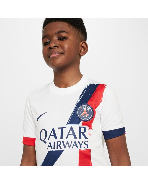 Sweatshirt de Criança Paris Saint-Germain 2024-2025 Stadium Away Branco-3