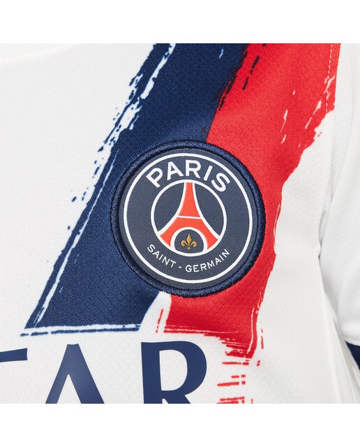 Sweatshirt de Criança Paris Saint-Germain 2024-2025 Stadium Away Branco-4