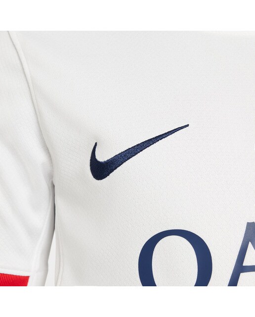 Sweatshirt de Criança Paris Saint-Germain 2024-2025 Stadium Away Branco-5