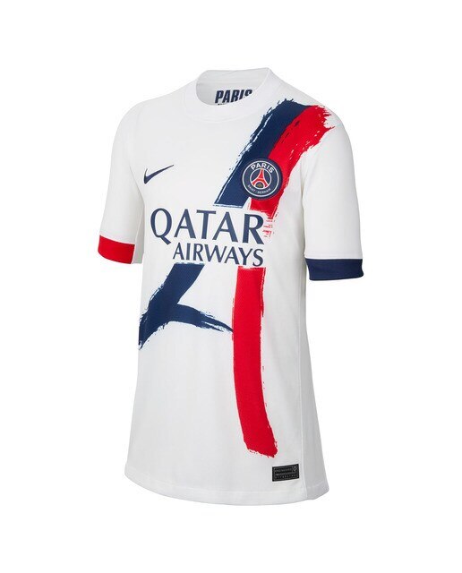 Sweatshirt de Criança Paris Saint-Germain 2024-2025 Stadium Away Branco-6