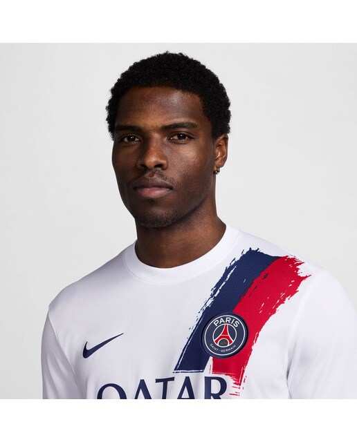 Sweatshirt de Homem Paris Saint-Germain 2024-2025 Stadium Away Branco-5