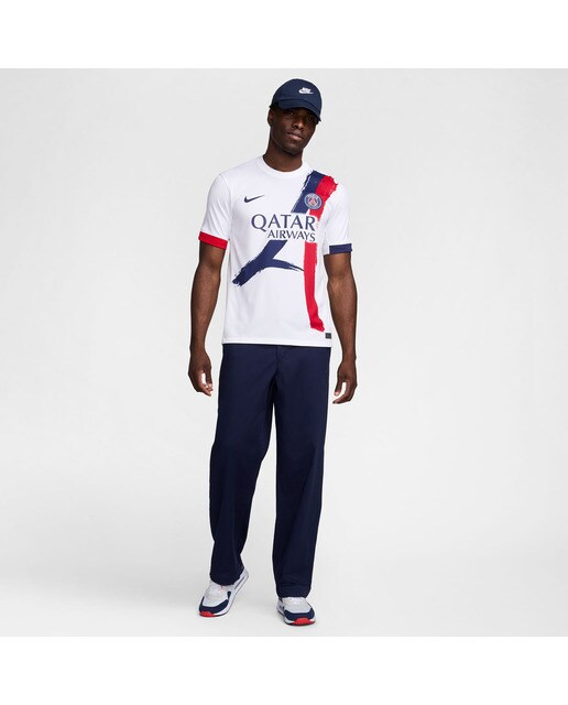 Sweatshirt de Homem Paris Saint-Germain 2024-2025 Stadium Away Branco-7