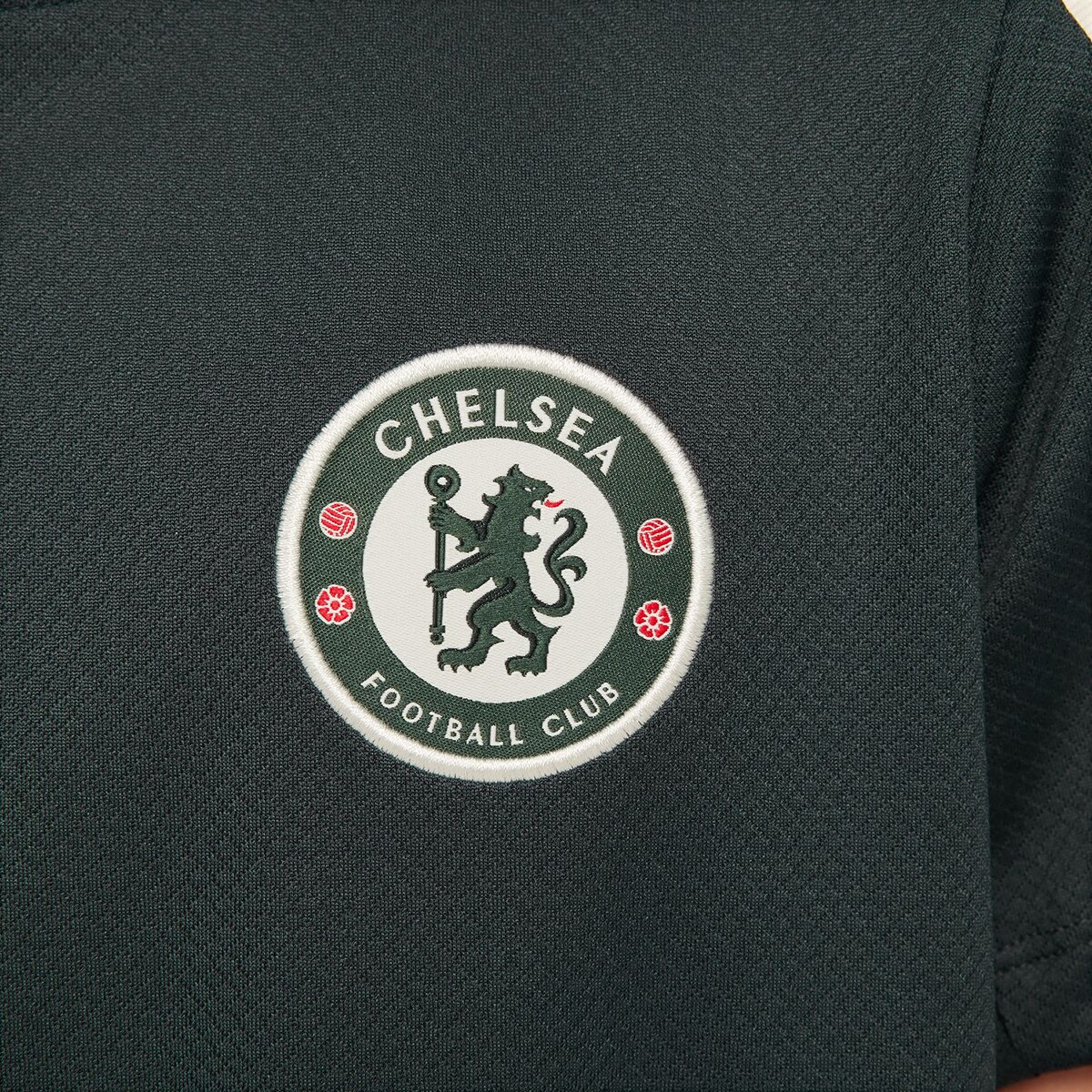 T-shirt de Criança Chelsea FC 2025-2026 Strike Verde-3