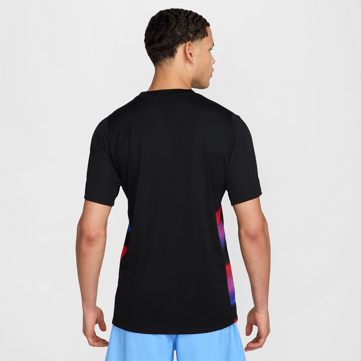 T-shirt de Homem 2.º Equipamento Inglaterra 2025 Stadium Preto-2